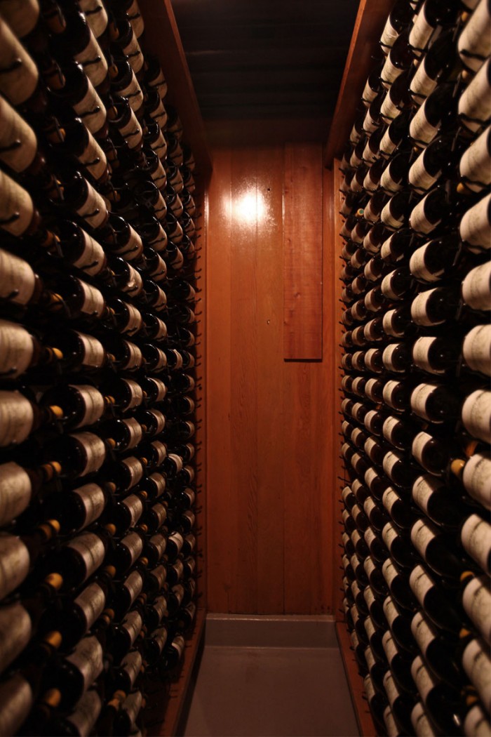 1965年以降のワインは全てストックしてあるライブラリー・コレクション